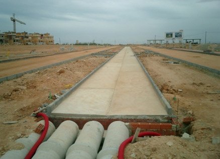 La urbanización del campo de Golf y Viviendas: Key Resorts, Mosa Trayectum, en Murcia, España